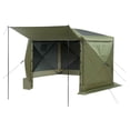 thumbnail image 6 of Up Gazebo Screen Tent 10x10 ft, 6-Sided Camping Canopy, Quick-Set Bite-Proof Shelter for 6-8 Person, Removable Top, Sun Protection, Backyard Patio, Green, 6 of 6