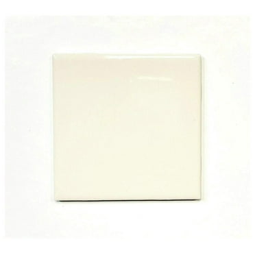 Set of 8 (1sf) 4x4 Almond 0135 Ceramic Tile Walls Backsplash Made in USA