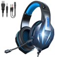thumbnail image 2 of Stereo gaming headset blue game style, 2 of 5