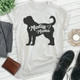 thumbnail image 2 of Mastiff Mama, Unisex Women's Shirt, English Mastiff, Mastiff Owner, Funny Dog Mama Gift, Heather Ash, X-Small, 2 of 6