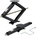 thumbnail image 1 of Bingirl Set of 2 Camper Trailer Stabilizer Leveling Scissor Jacks - 4 in - 30 in Height Adjustable, 7500 LBS Heavy Duty RV Scissor Jack with Crank Handle for Travel Trailer and Camper, 1 of 6