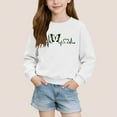 thumbnail image 2 of Annhoo Kids Valentines Sweatshirts Long Sleeve Crewneck Print Graphic Spring Tops Cute Fashion Clothes, 2 of 6