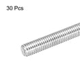 thumbnail image 3 of 30Pack Fully Threaded Rod M8 x 70mm 1.25mm Thread Pitch 304 Stainless Steel Right Hand Threaded Rods Bar Studs, 3 of 6