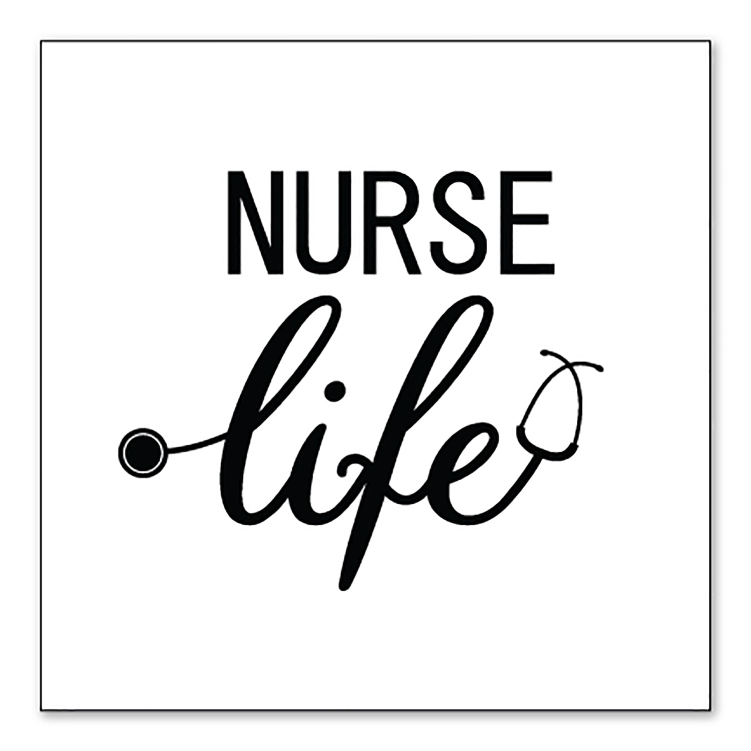 Nurse Life Decal  Nurse Life Stethoscope Vinyl Decal Sticker