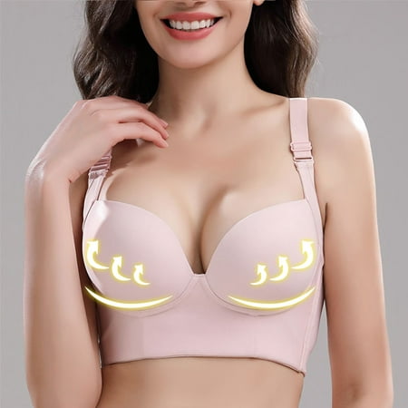 

Dezsed Women s Underwire Unpadded Bra Clearance Ladies Fashion Comfortable Breathable No Steel Ring Seven-breasted Lift Breasts Bra Woman Underwear Pink XXXXXXL