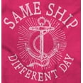 thumbnail image 2 of Funny Nautical Sea Captain Anchor Pun Plus Size Crewneck Graphic Tee Shirt Brisco Brands 4X, 2 of 5