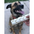 thumbnail image 6 of Pet Factory 100% Made in USA Beefhide Braided Sticks Natural Flavor - 7", 6 Count, 6 of 9
