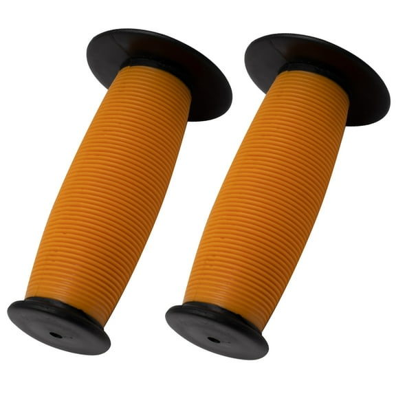 Mushroom Two-Tone Bike Grips(Black/Orange)