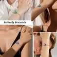 thumbnail image 6 of February Birthstone Bracelets Purple Butterfly Bracelet Amethyst CZ 925 Sterling Silver Birthday Jewelry Women Xmas Mother's Day Gifts, 6 of 8