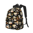 thumbnail image 2 of Fotbe Flower Fox Lightweight Casual Laptop Backpack for Men and Women, Daily use Waterproof backpack, Backpack for College, 2 of 8