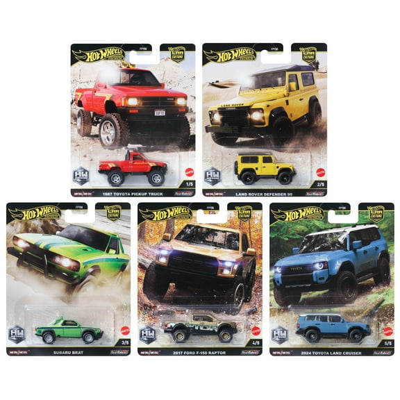 Hot Wheels Premium Car Culture 2025 - HW Off Road - 961H Set of 5