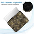 thumbnail image 2 of FORMRS 13-13.3 inch Laptop Sleeve Case Soft Carrying Quilted Computer Bag Cover, Black Flower Pattern, 2 of 7