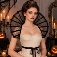 thumbnail image 4 of Detachable Ruffle Collar Halloween Gothic Accessory for Women Men Cosplay Party Dress Up Style, 4 of 5