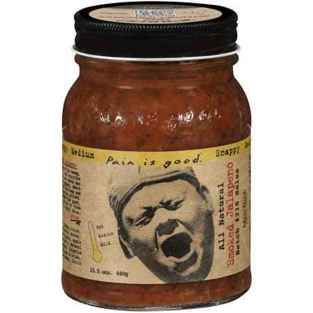 - Pain Is Good Batch #218 Smoked Jalapeno Medium Salsa, 15.5 oz