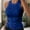 Blue, variant on Womens Swing Vest Sleeveless Top Ladies Strappy Flared Plus Size Tops Shirt Athletic Womens Tops Loose Sequin Too Shirt with Strings Lace up Top Women Womens Tops Tops Women Long Camisole Sleep