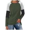 thumbnail image 1 of WEAIXIMIUNG T-Shirt Décontracté à Manches Longues pour Femmes, Col Rond Ample, Rayé, pour la Saint-Valentin, 1 of 3