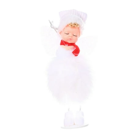 

Christmas Ornaments Gift Christmas Cute Angel Snowman Doll Pendant Desktop Creative Decoration Person Picture Hanging on String