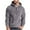 Gray, variant on Fnooota Mens Fleece Hoodies, Pullover Warm Half Zip Fall Winter Hooded Sweatshirts Gray Size S-3XL