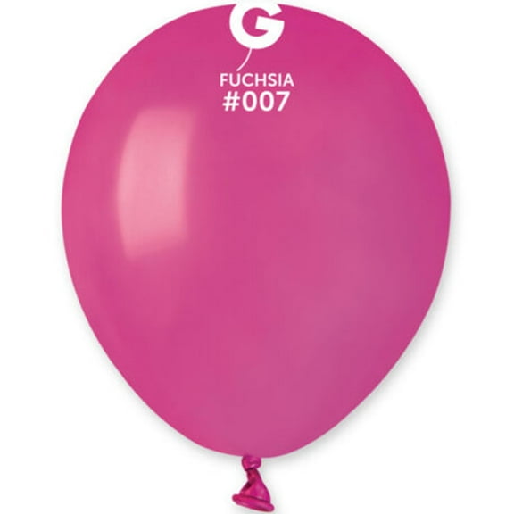 Gemar - 5 Fuchsia Latex Balloons #007 (100pcs)