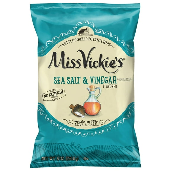 Miss Vickie's® Sea Salt & Vinegar Kettle Cooked Potato Chips