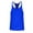 Blue, variant on Men's Stringer Tank Tops, Muscle Cut Bodybuilding Gym Vest, Y-Back Workout Sleeveless T-Shirt