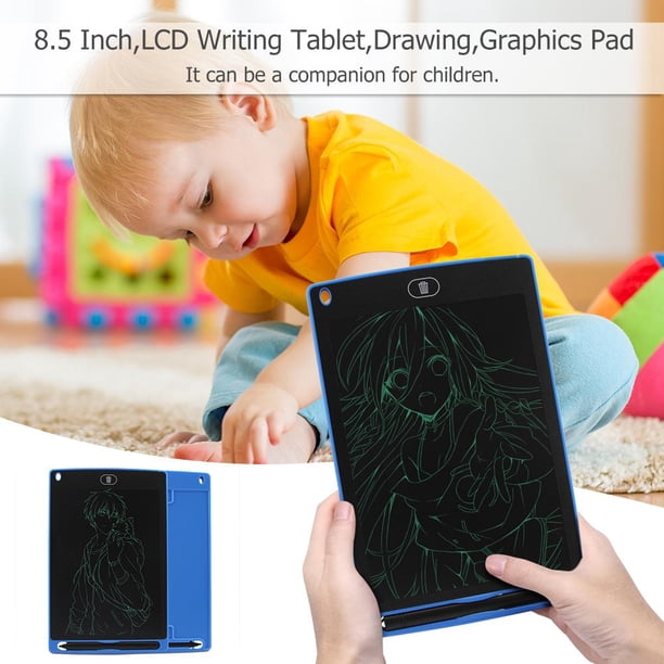 Tableta de escritura LCD de 8,5 pulgadas Bloc de notas electrónico Bloc de gráficos de dibujo (Azul) Likrtyny Para estrenar
