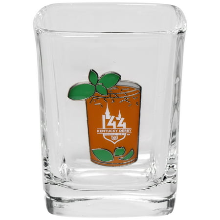 Kentucky Derby 144 2.5oz. Mint Julep Emblem Shot Glass - No (Best Kentucky Bourbon For Mint Juleps)