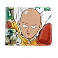 thumbnail image 1 of Monedero monedero de piel con doble pliegue One Punch Man Anime, 1 of 2