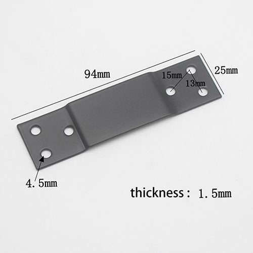 5pc Stainless Steel Hanging Hook Code Ceramic Tile Display Buckle U-shape Corner Brackets Joint Fastener Wall Support
