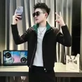 thumbnail image 2 of Chaquetas con cremallera en V para hombre, abrigos de color liso para hombre, corte entallado, estilo Harajuku, entrega rápida, ropa barata de diseñador de lujo, ofertas Y2k con estilo, 2 of 5