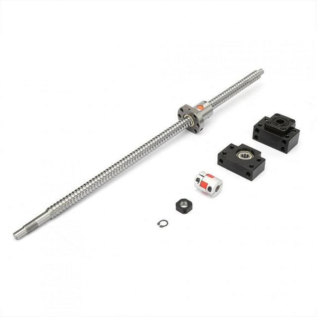 Ensemble de Vis à Bille, Vis à Bille 500mm SFU1605, Support BK/BF12 6.35x10mm Machine de Gravure pour Appareils d'Automatisation Industrielle Rails Moteur Stepper Imprimante 3D