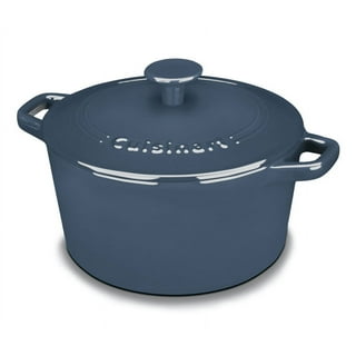 Cuisinart 5.5 Qt. Cast Iron Oval Covered Casserole Pan - Spoons N