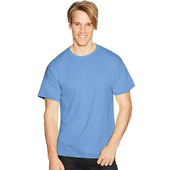 Hanes Comfortblend&Reg; Ecosmart&Reg; Crewneck Men's T-Shirt , 5170 , Carolina Blue , Small