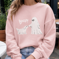 thumbnail image 3 of Boop Ghost and Dog Halloween Graphic Crewneck Sweatshirt for Dog Lovers, 3 of 9