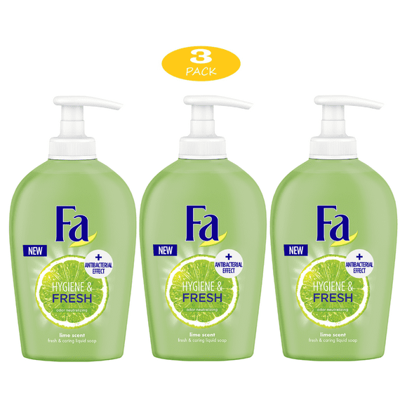 Fa Liquid Soap, Fresh Lime, 8.5oz - Pack of 3