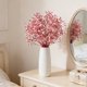 thumbnail image 5 of Ramo de hierba de la pampa artificial en jarrón | Tallos florales de seda rosa para bodas y decoración bohemia | Centro de mesa rústico | Flores artificiales de 32 cm, 5 of 6