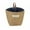 Blue, variant on Moocorvic Clothes Organizer and Storage,Jute Flower Pot Storage Bag Under Bed Storage Desktop Storage Box Container Bedside Cabinet Storage Bag