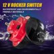 thumbnail image 2 of UTV ATV Universal 12V Horn Kit W/ Rocker Switch for Polaris RZR 800 XP Ranger Can-Am Maverick X3 Ar, 2 of 5