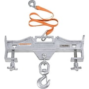 Global Industrial Swivel Hook Double Fork Forklift Hook Attachment 4000 Lbs. Cap