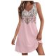 thumbnail image 1 of MKLEKYY Trajes De Baño Mujer Womens Summer Dresses 2024 Loose V Neck Sleeveless Swimsuit Coverup With Pockets Floral/Plain/Eyelet, 1 of 5