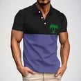 thumbnail image 2 of YABCSAZ Running Shirts for Men Summer Casual Short SleeveT-Shirts Palm Graphic Loose Tops Hawaiian Beach Shirts Sport Tops Dry Fit Gym Wicking Athletic T Shirts Breathable Cool Workout Shirts, 2 of 4