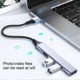 thumbnail image 3 of Concentrador USB de amplia compatibilidad con transferencia de datos, transmisión de alta velocidad, 4 puertos, 4 en 1, divisor de concentrador USB 3.0, accesorios para computadora, 3 of 5