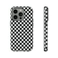 thumbnail image 2 of Black & White Checkered Shape Tough iPhone 15 Case-iPhone-iPhone Case, 2 of 3