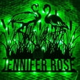 thumbnail image 3 of Handmadetneonsign Two Flamingos At Sunset Metal Wall Art Light, Flamingos Metal Sign Wall Decor, Flamingos Metal Decor, 3 of 5