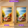 thumbnail image 2 of Goodbye Summer Exotic Shorthair Hello Fall Time for School Acrylic Plaque with Wood Photo Frame Box Cat Lover Kitten Owner Gifts Light Box - 02014, 2 of 5