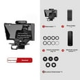 thumbnail image 3 of Teleprompter Portátil TC-3 Universal para Teléfonos, Tabletas y Cámaras - Ideal para Transmisiones en Vivo, Conferencias, Grabaciones y Clases en Línea - Incluye Control Remoto Bluetooth, 8 Anillos, 3 of 6