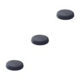 thumbnail image 3 of mmirethe And Beautify Stools With Round Cushion Seat Covers Stool Cushions Polyester Easy To Install Grippers Backing Elastic Band dark gray 3Set, 3 of 6