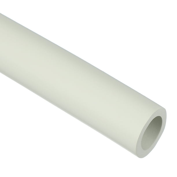 Tubo de espuma para aislamiento de tuberías Uxcell, cubierta de espuma para tuberías, tubing de espuma para soporte de agarre de unidad de aire acondicionado, blanco 1"ID x 3.28Ft