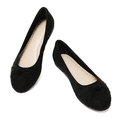 thumbnail image 3 of Veittes Women's Wide Width Flats Shoes - Round Toe Bow Comfortable Casual Ballet Shoes., 3 of 8