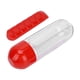 thumbnail image 4 of Botella de agua 2 en 1 para almacenamiento de medicamentos, organizador diario de pastillas, vaso de viaje, 4 of 14